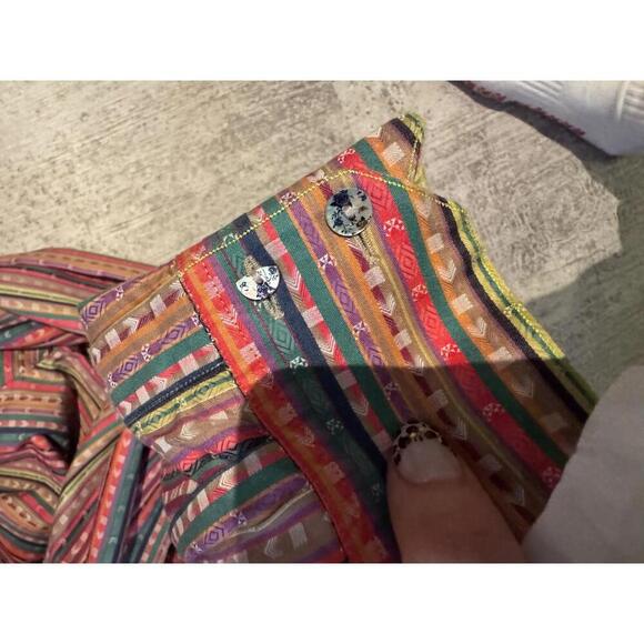 Robert Graham Men's Casual Button-Up Shirt - Striped Pattern, Size XL - Picture 6 of 6